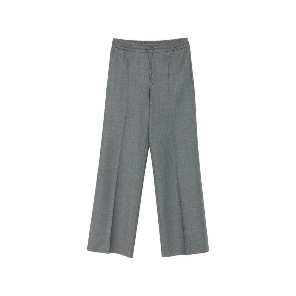 Berwich Grey Trousers - Straight Trousers Women